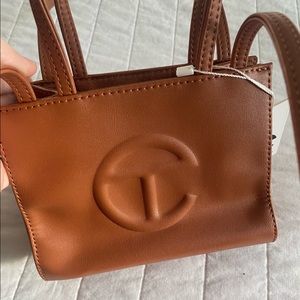 Small Tan Telfar Bag